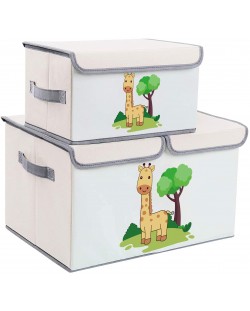 Комплект 2 броя кутии за съхранение Ginger Home - Giraffe