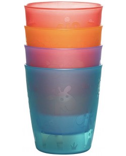 Комплект чашки NIP - Многоцветни, 250 ml, 4 броя