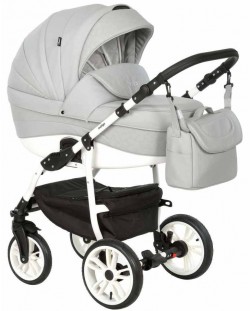 Комбинирана детска количка 3в1 Baby Giggle - Indigo Special, сива