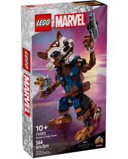 Конструктор LEGO Marvel Super Heroes - Ракета и бебе Грут (76282)