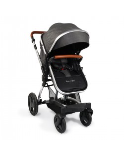 Комбинирана детска количка Moni - Veyron, тъмносива