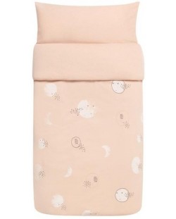Комплект детски чаршафи Baby Clic - Nuit Pink, 60 х 120 cm
