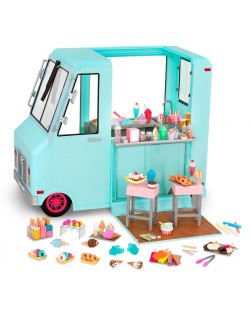 Игрален комплект Our Generation - Камион за сладолед