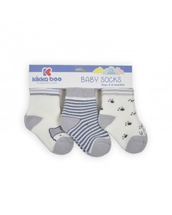 Комплект бебешки термо чорапи Kikka Boo - Памучни, 2-3 години, 3 чифта