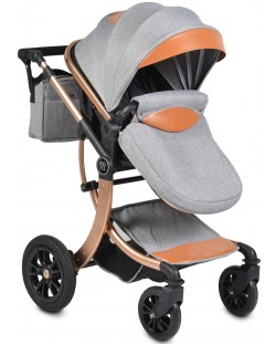 Комбинирана детска количка Moni - Sofie, сива
