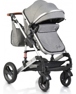 Комбинирана детска количка Moni - Gala, тъмносива