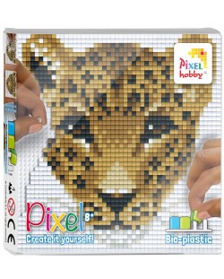 Креативен комплект с пиксели Pixelhobby - Леопард