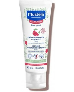 Крем за лице Mustela - За чувствителна и много чувствителна кожа, 40 ml