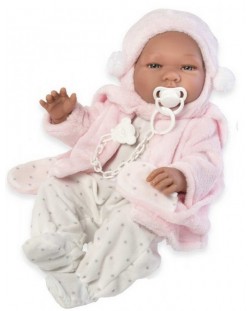 Кукла бебе Asi - Мария, с ританки и зимно палтенце, 43 cm