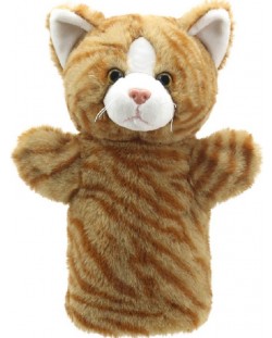 Кукла ръкавица The Puppet Company - Оранжева котка, 25 cm