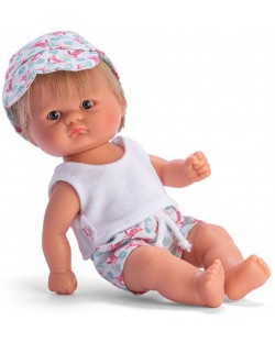 Кукла Asi Bombonchin - Бебе Нико, с плажен тоалет, 20 cm