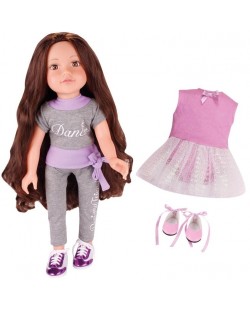 Кукла Micki Pippi - Дари, с дълга коса за прически и аскесоари, 46 cm