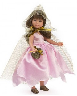 Кукла Asi - Силия, фея с розова рокля и златисто наметало, 30 cm