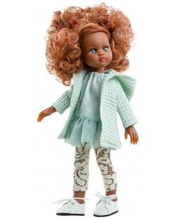 Кукла Paola Reina Amiga Funky - Нора, с рокля, горнище и дантелен клин, 32 cm