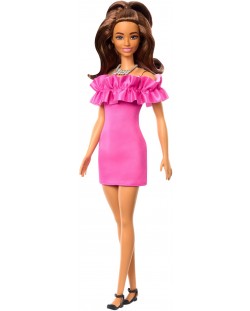 Кукла Barbie Fashionistas - С розова рокля