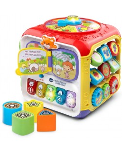 Бебешка играчка Vtech - Занимателен куб, със светлина и звук