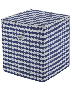 Кутия за съхранение на играчки BabyJem - Рибки, синя
