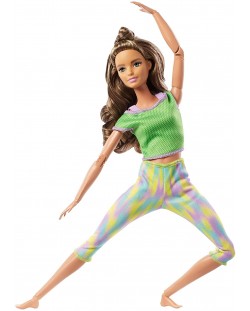 Кукла Mattel Barbie Made to Move, с кестенява коса