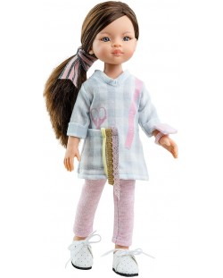 Кукла Paola Reina Amiga Profesiones - Лу. с облекло на фризьор. 32 cm