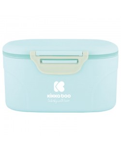Кутия за съхранение на сухо мляко Kikka Boo - 130 g, с лъжичка, синя