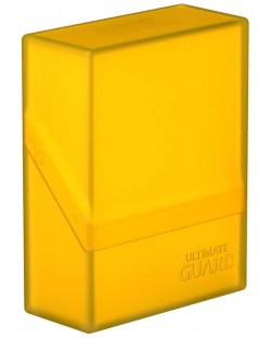 Кутия за карти Ultimate Guard Boulder Deck Case Standard Size - Amber (40 бр.)