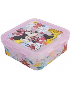 Квадратна кутия за храна Stor - Minnie Mouse, 500 ml