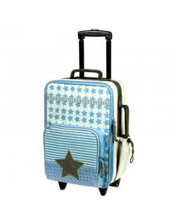 Lassig Детски куфар с колелца Starlight olive