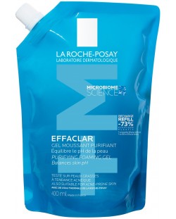 La Roche-Posay Effaclar Почистваща гел-пяна +M, пълнител, 400 ml