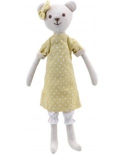 Ленена кукла The Puppet Company - Мече момиченце, 30 cm