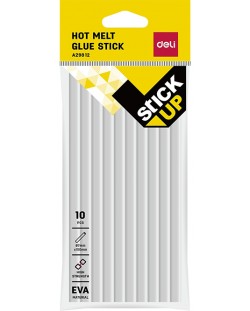 Лепилни пръчки Deli Stick Up - EA29812, Ø 7 mm х 15 cm, 10 броя