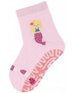 Летни чорапи със силиконова подметка Sterntaler - С русалка, 25/26, 3-4 години