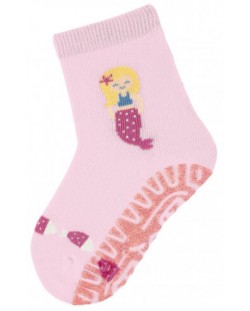 Летни чорапи със силиконова подметка Sterntaler - С русалка, 21/22 размер, 18-24 месеца