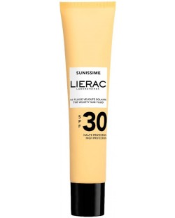 Lierac Sunissime Кадифен слънцезащитен флуид за лице, SPF30, 40 ml