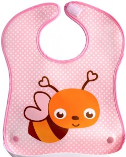 Лигавник с пластмасов джоб Sevi Baby - пчела