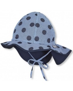 Лятна детска шапка с UV 50+ защита Sterntaler - 53 cm, 2-4 години, синя