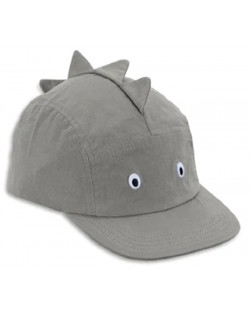 Лятна детска бейзболна шапка с UV 50+ защита Sterntaler - 57 cm, 8+, сива