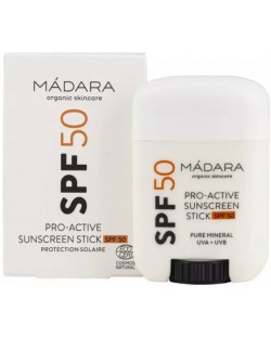 Madara Слънцезащитен стик Pro-Active, SPF 50, 18 g