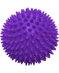 Масажна топка Maxima - 70 mm, плътна с бодлички, лилава