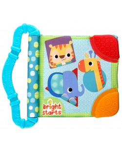 Мека книжка Bright Starts - Teethe & Read Toy, Синя