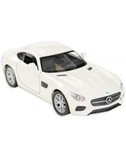 Метална количка Toi Toys Welly - Mercedes AMG, бяла