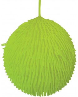 Мека топка с ресни TToys - Зелена, 23 cm