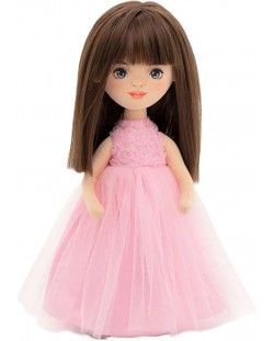 Мека кукла Orange Toys Sweet Sisters - Софи с розова рокля на рози, 32 cm
