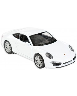 Метална количка Toi Toys Welly - Porsche Carrera, бяла