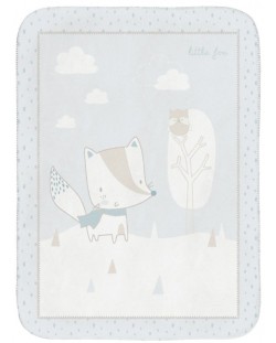 Меко бебешко одеялце Kikkaboo - Little Fox, 110 х 140 cm