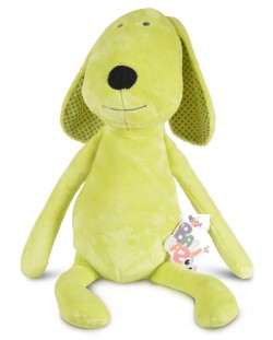 Мека играчка за гушкане Bali Bazoo - Dog, 28 cm, зелена