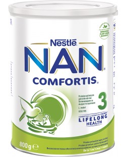 Млечна напитка на прах Nestle Nan - Comfortis 3, опаковка 800 g