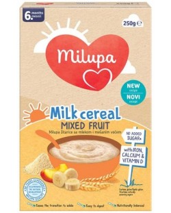 Млечна каша Milupa - Плодове, 250 g 