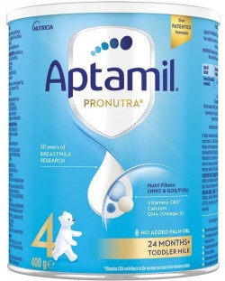 Мляко за малки деца Aptamil - Pronutra 4, 400 g