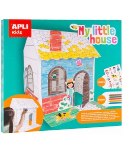 Творчески комплект APLI - Моята малка къща, сглоби и оцвети