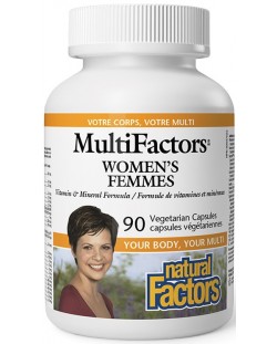 MultiFactors Women's Femmes, 90 капсули, Natural Factors